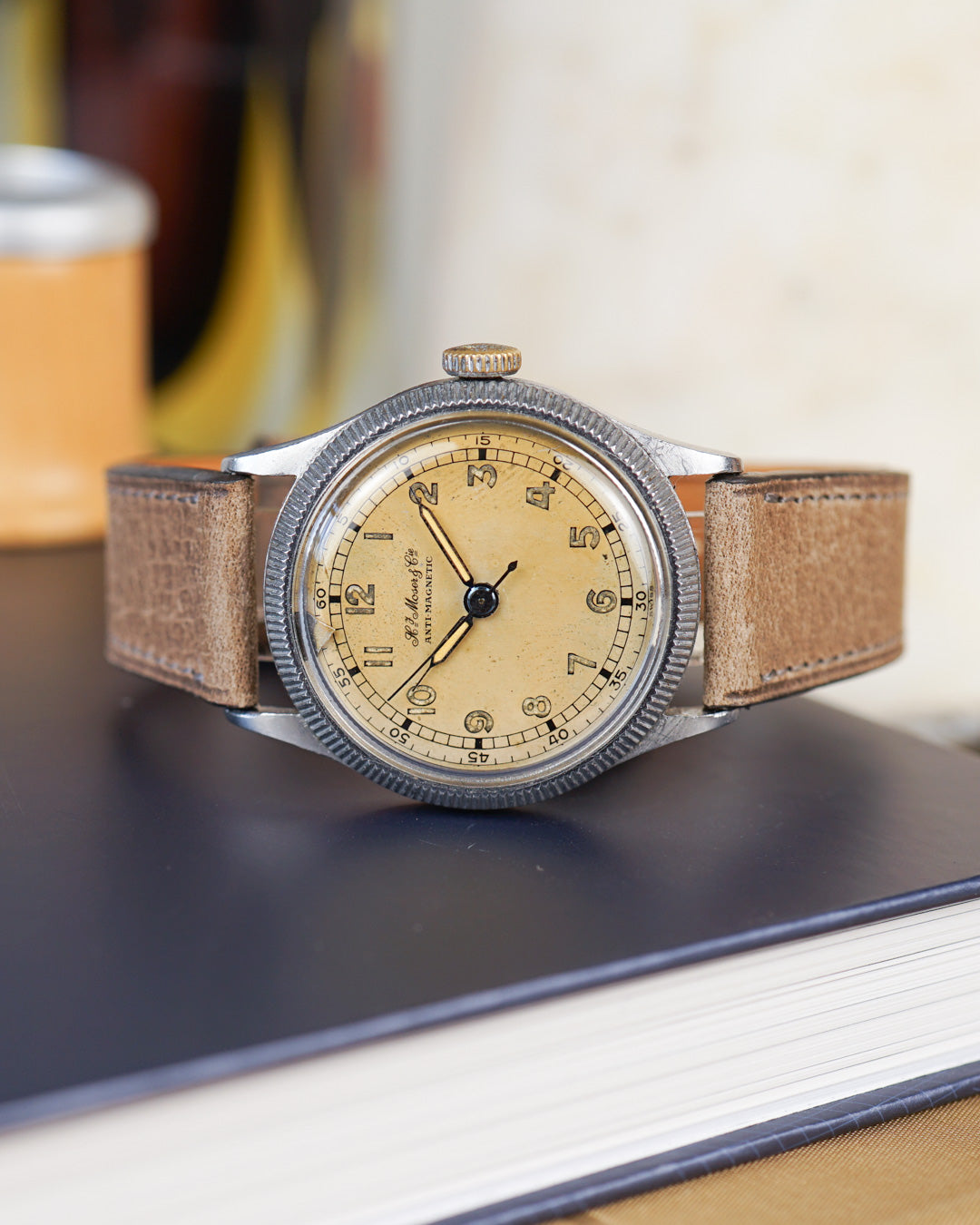 1940s H.Moser & Cie. Pilot Watch