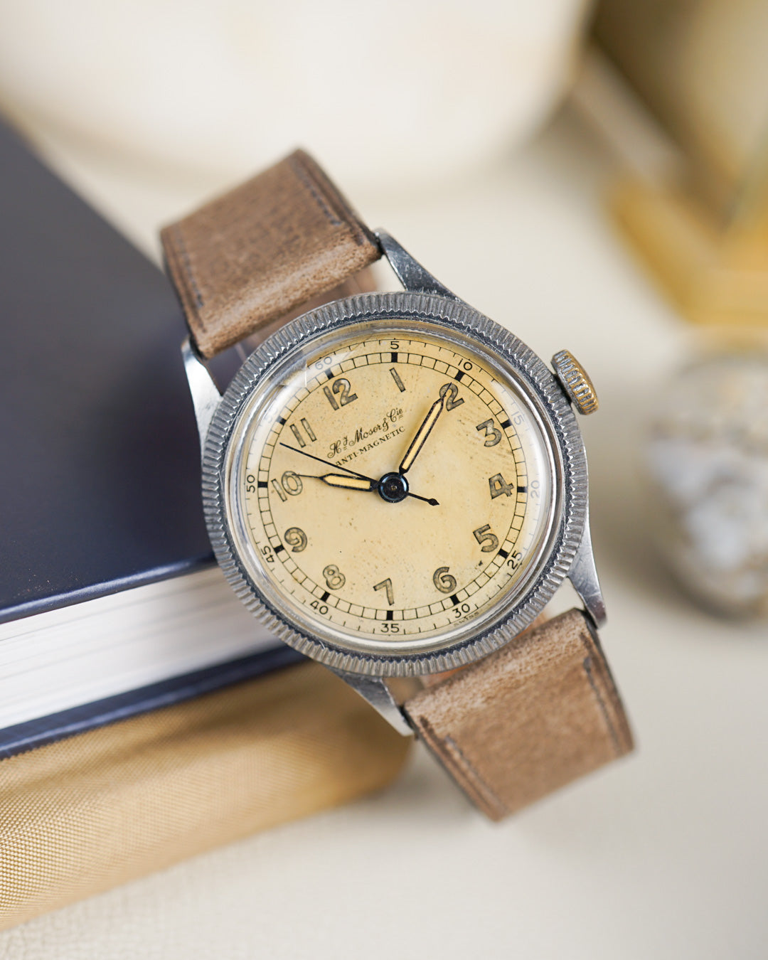 1940s H.Moser & Cie. Pilot Watch