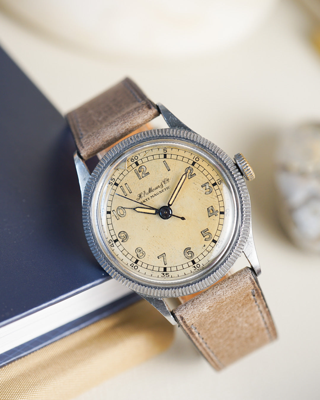 1940s H.Moser & Cie. Pilot Watch
