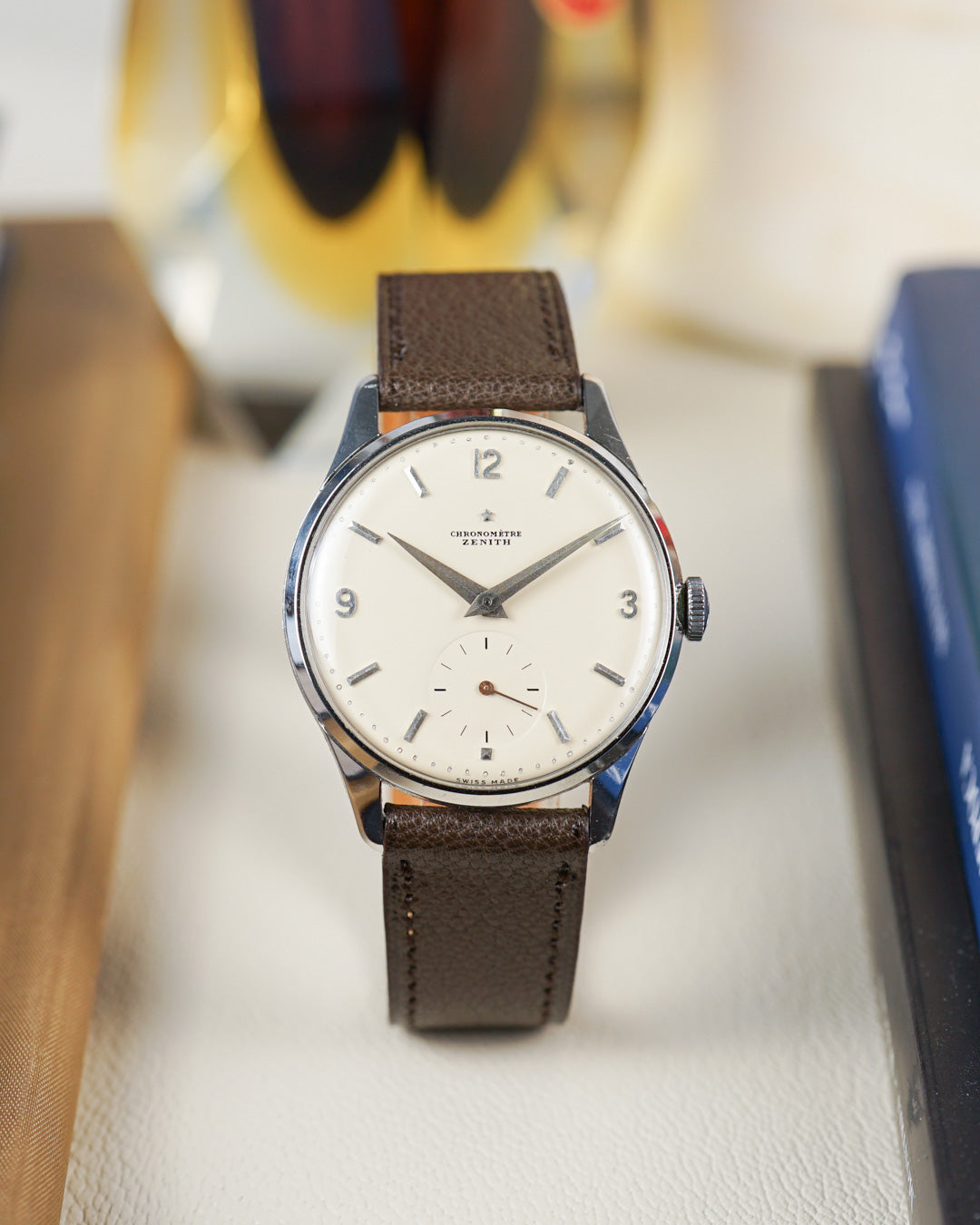 1950s Zenith Chronometre caliber 135 with Extract from the Archives