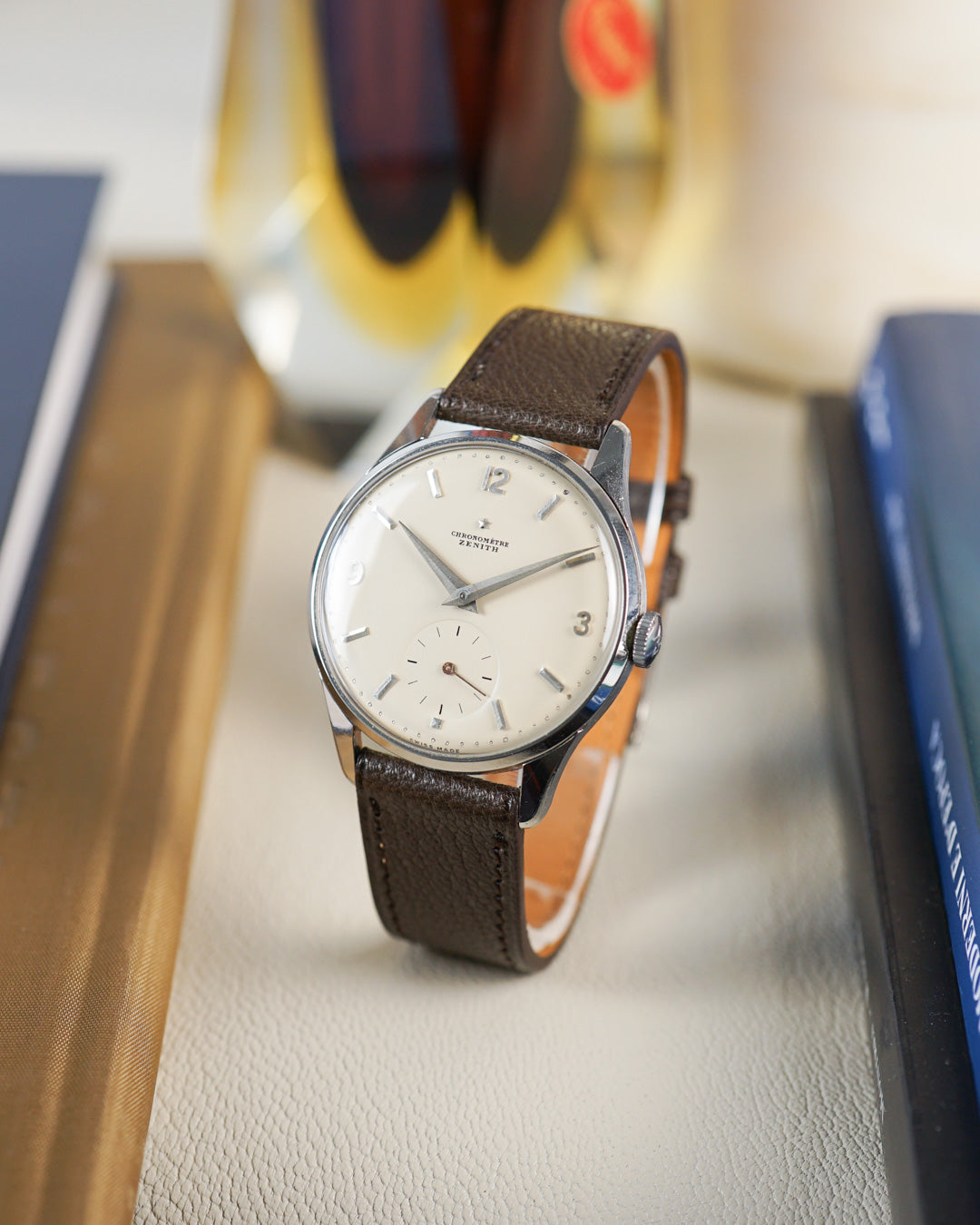 1950s Zenith Chronometre caliber 135 with Extract from the Archives