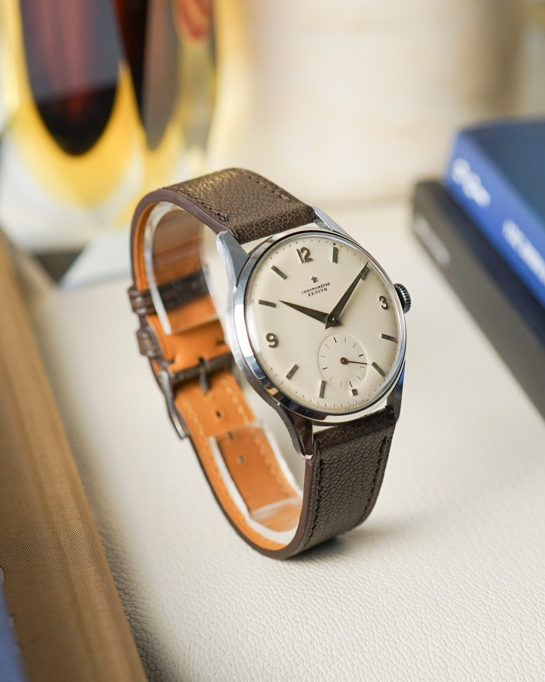 1950s Zenith Chronometre caliber 135 with Extract from the Archives
