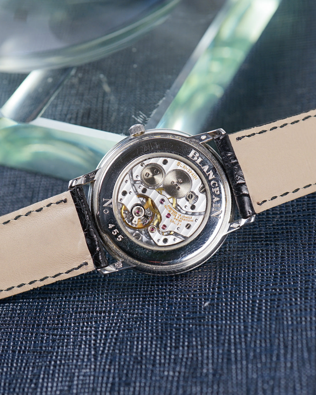 1990s Blancpain Villeret ultra thin in Platinum