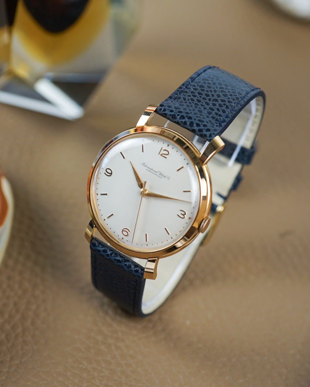 1950s IWC Fancy Lugs with caliber 89