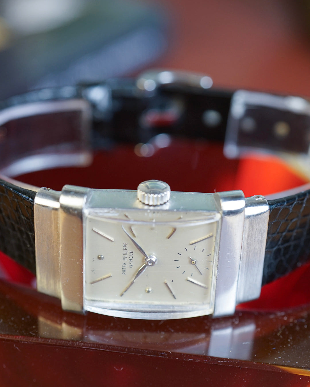 Patek Philippe 1450 "Top Hat" in platinum