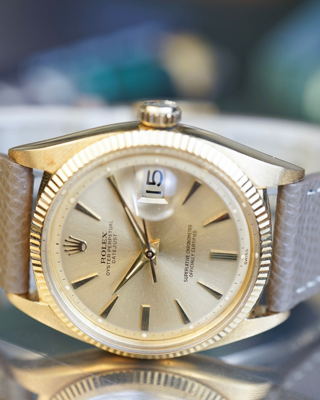Rolex Datejust reference 6605 in Yellow Gold