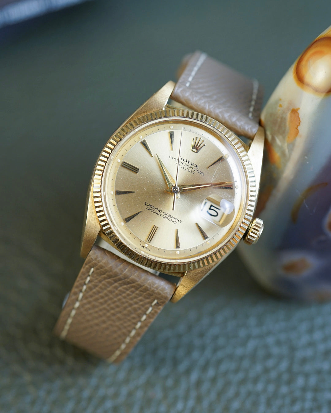 Rolex Datejust reference 6605 in Yellow Gold