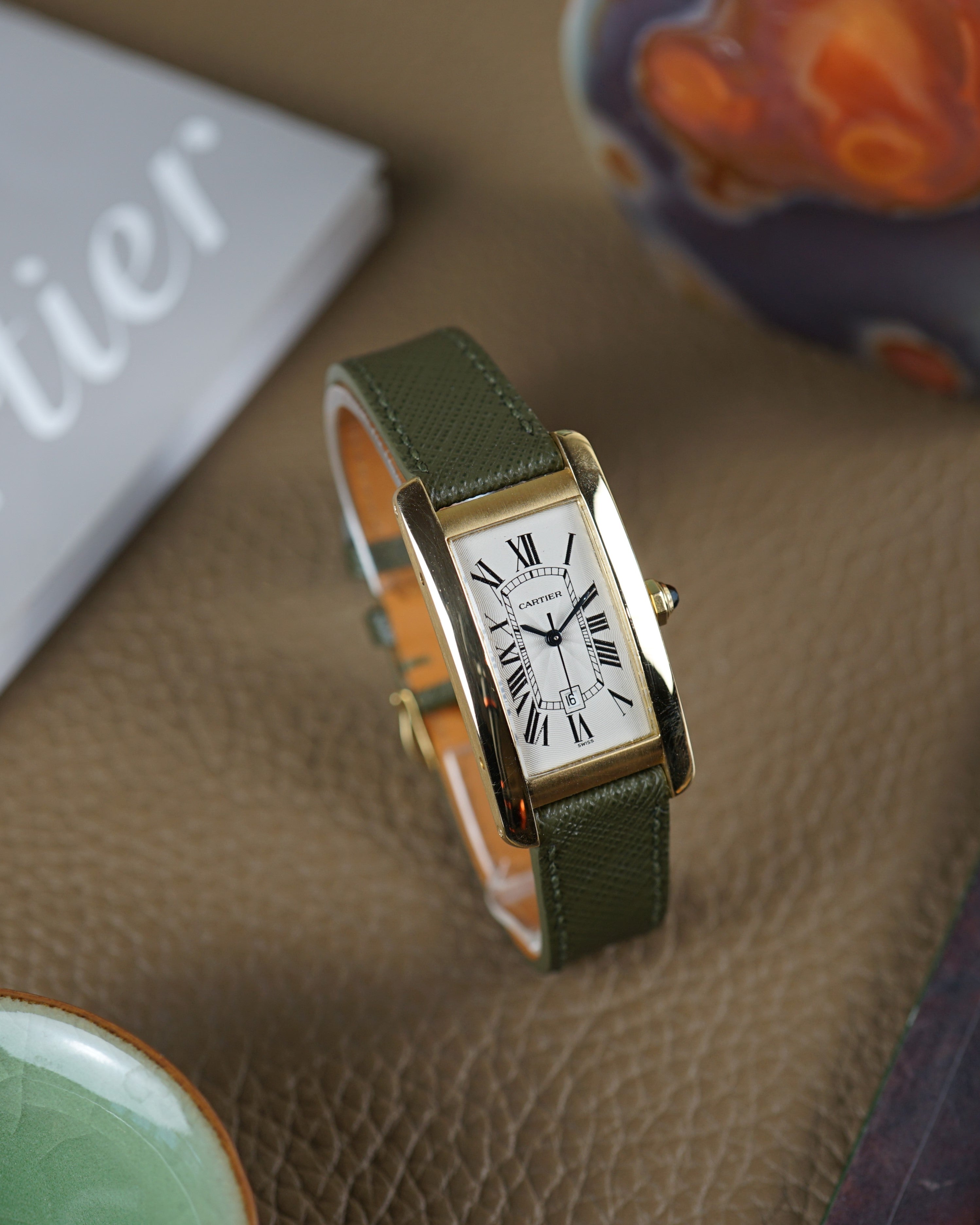 Cartier Tank Americaine ref. 1725 with box & certificate