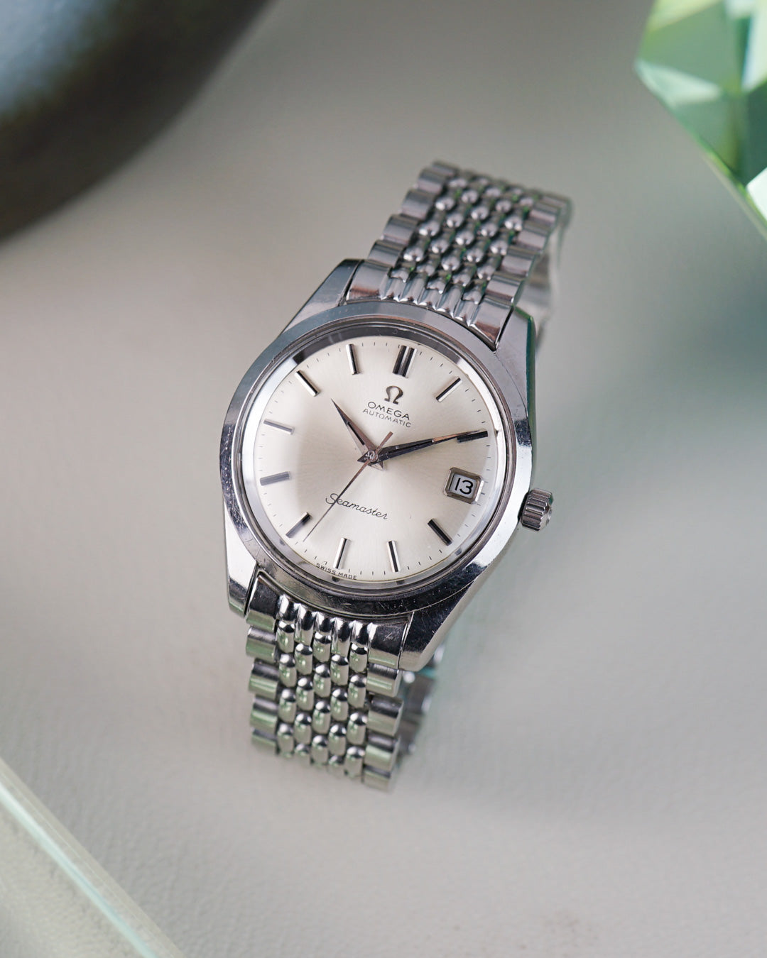 Omega Seamaster reference 166.010 silver dial, with original bracelet