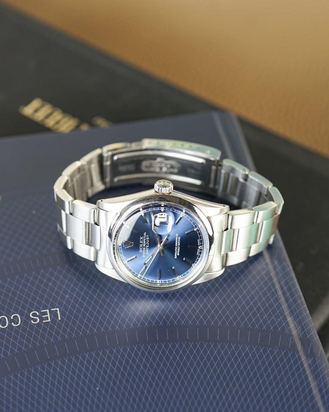 Rolex Datejust Cadran bleu réf. 16000