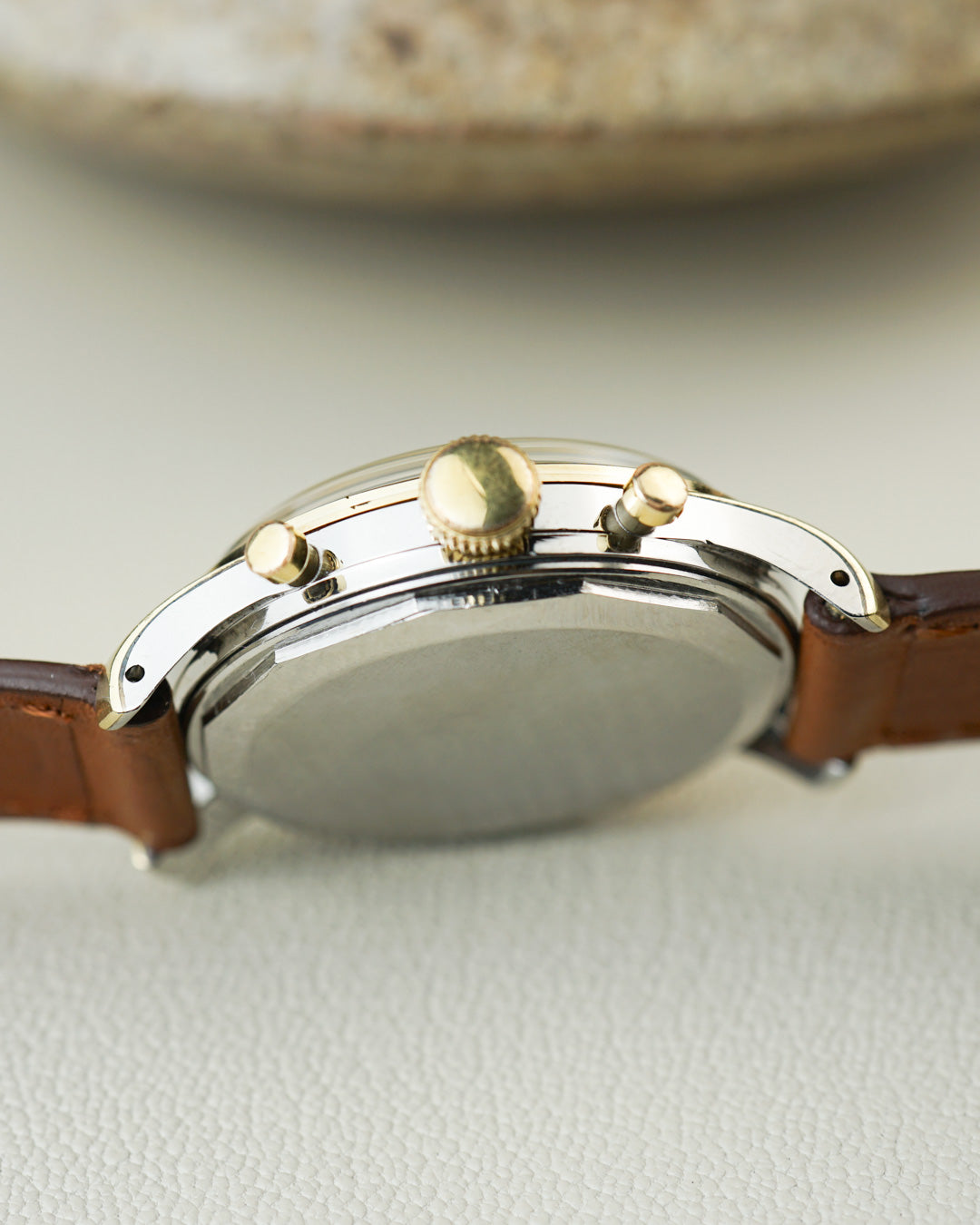 Heuer Pre-Carrera référence 3645 — Boîtier plaqué or, état quasi neuf