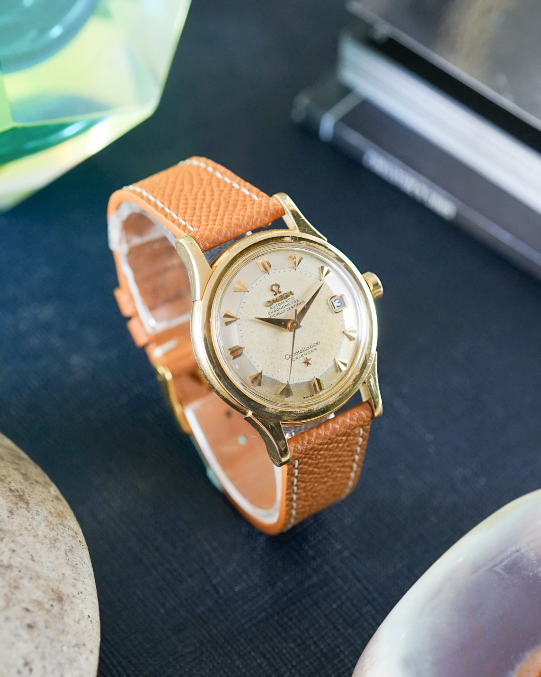 Omega Constellation Calendar De Luxe in yellow gold