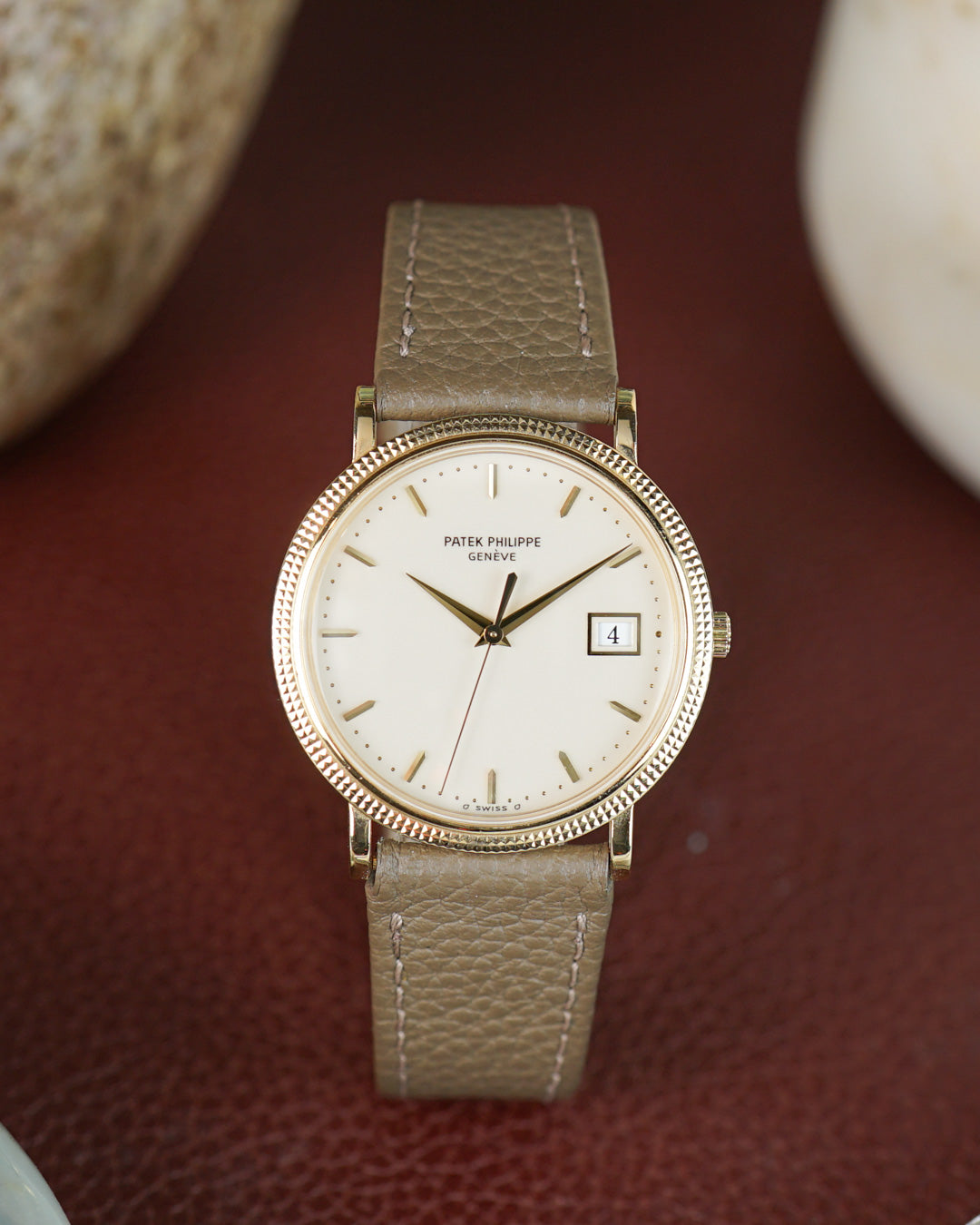 Patek Philippe Calatrava reference 3944 in yellow gold — cream dial