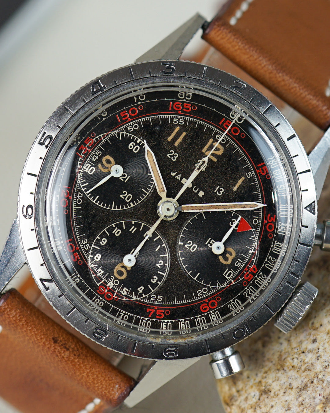 Jardur Bezelmeter with tropical dial