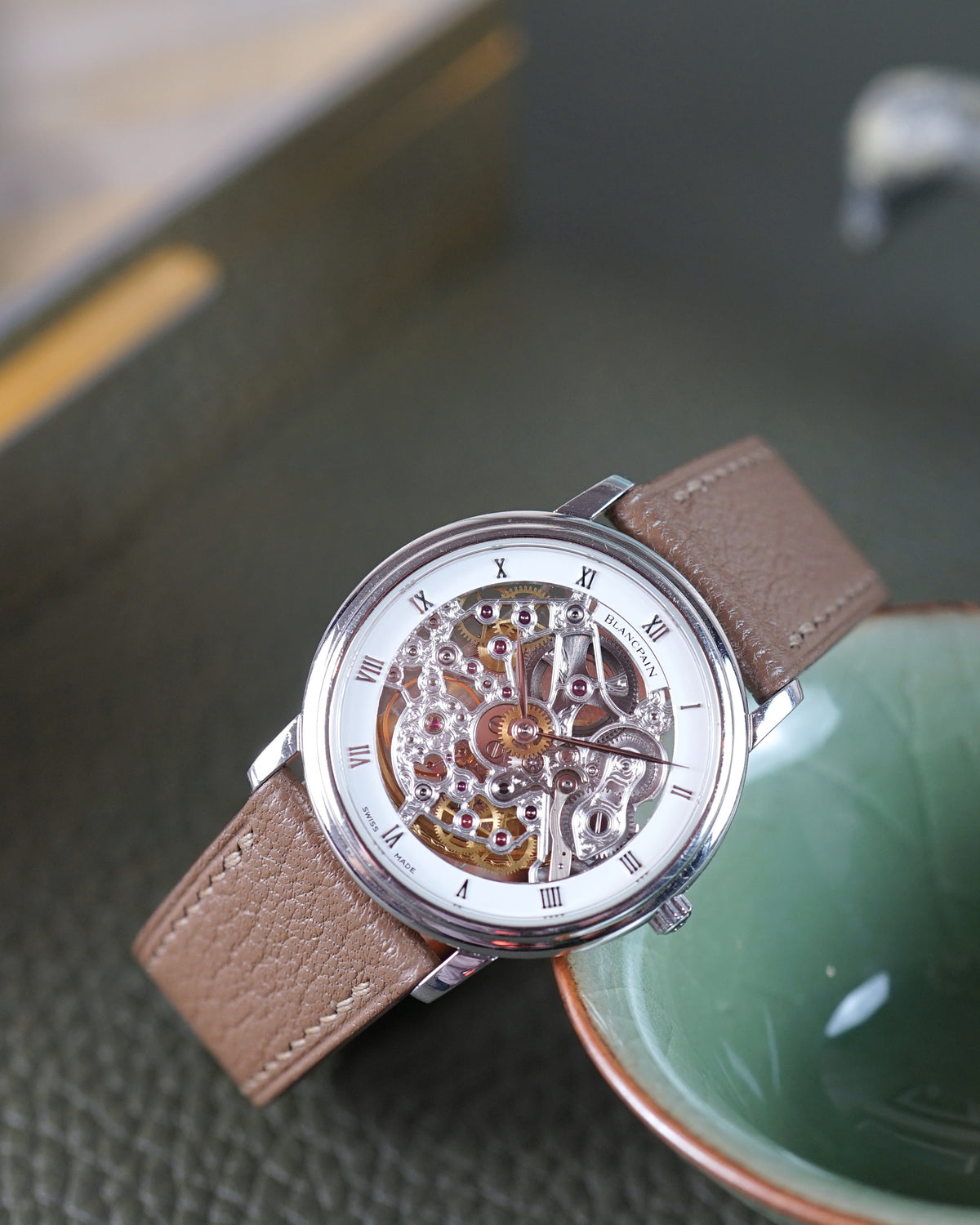 Blancpain Villeret Skeleton in Platinum