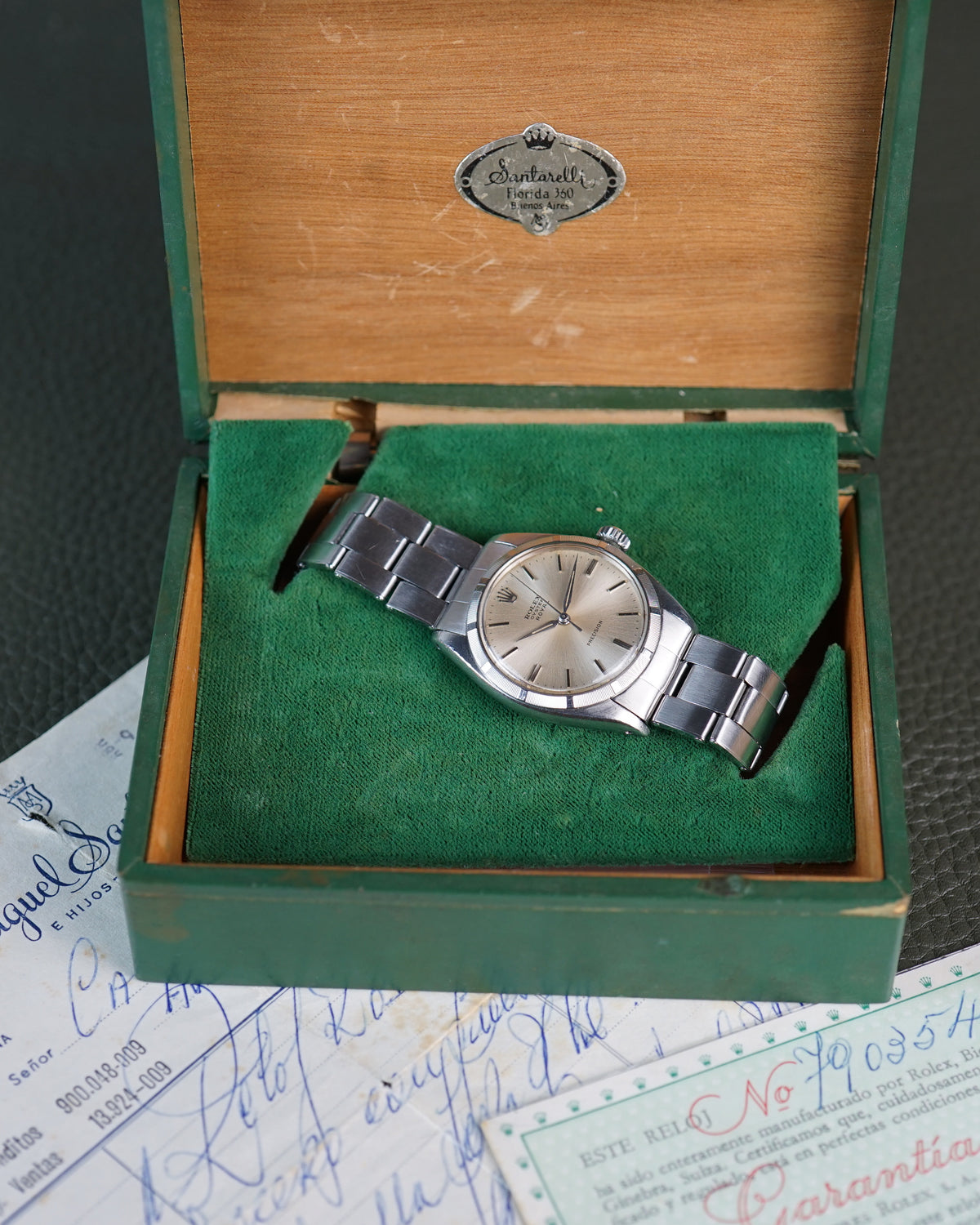 Rolex Oyster Royal ref. 6427, full set, sold by Santarelli, Buenos Aires