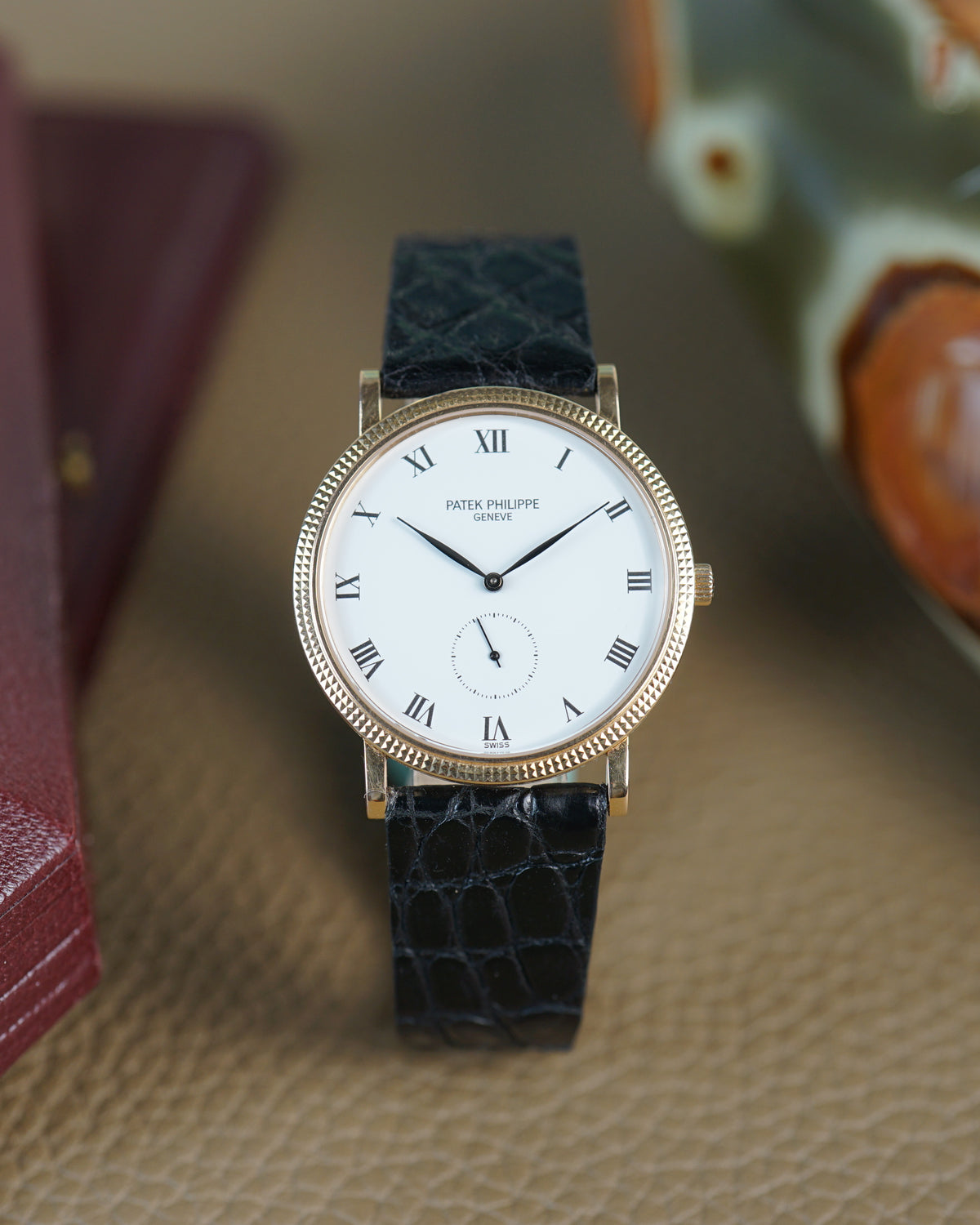 Patek Philippe Calatrava reference 3919 in rose gold, full set