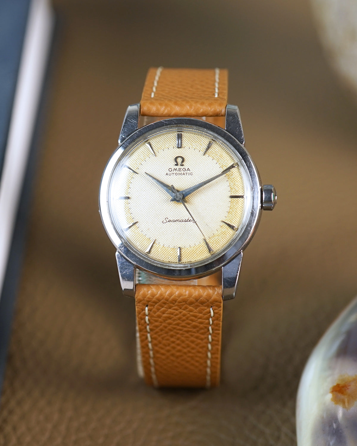 Omega Seamaster 2846 with dual tone waffle dial