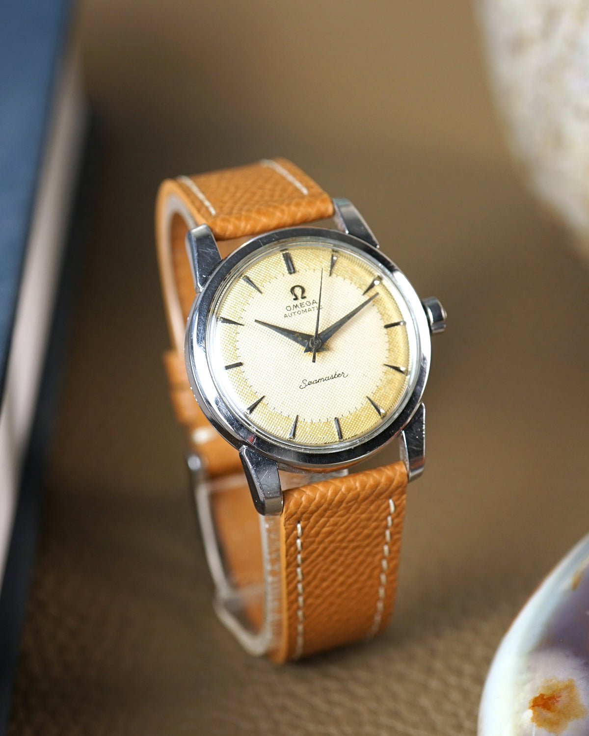 Omega Seamaster 2846 with dual tone waffle dial