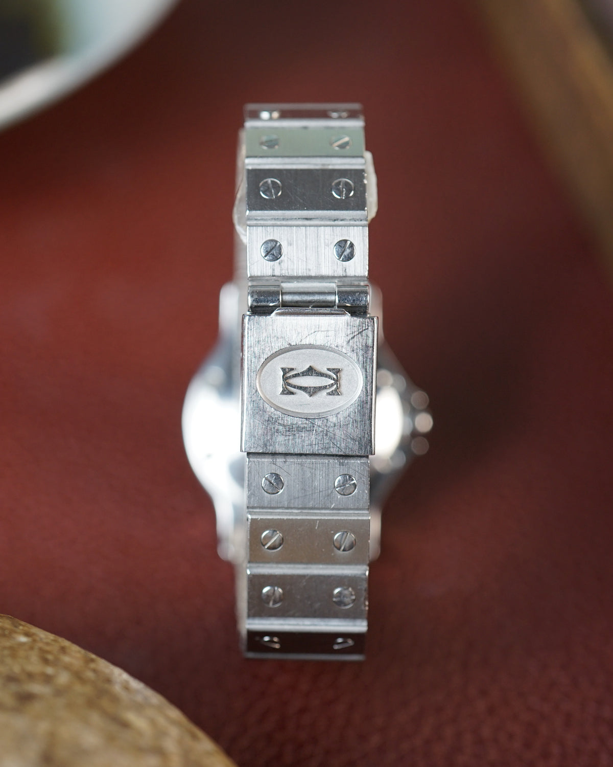 Cartier Santos Octogon Large ref. 2965 with grey ghost tropical dial