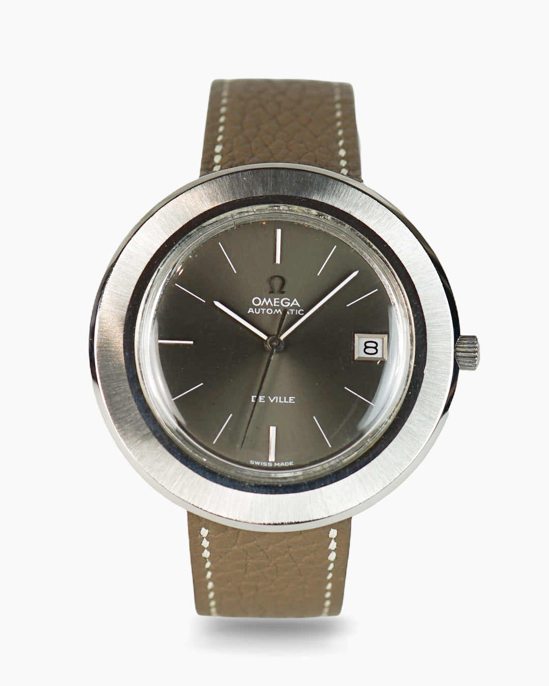 Omega De Ville reference 166.094 "Disco Volante" — Grey dial