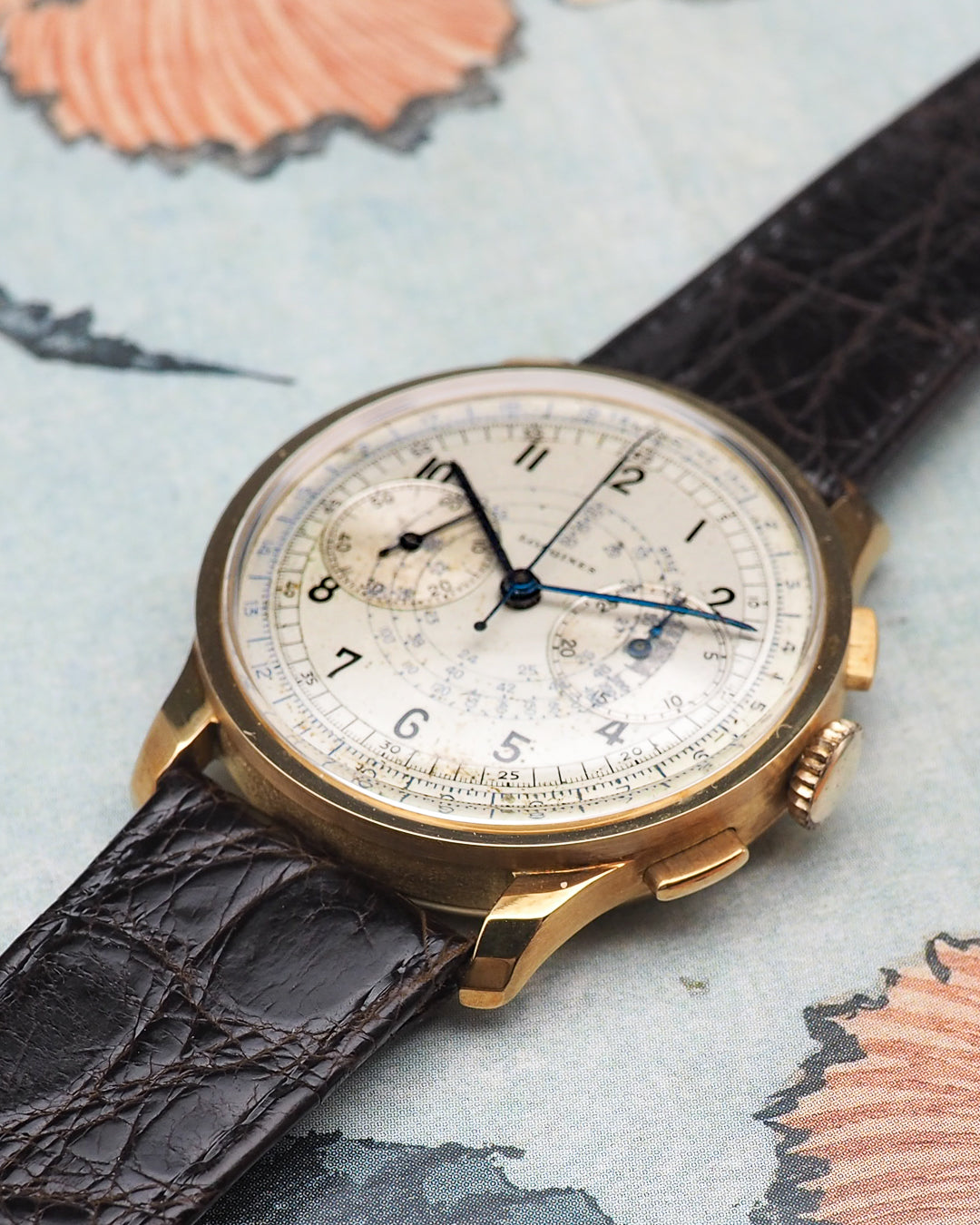 1940 Longines oversized 13zn chronograph ref. 3756