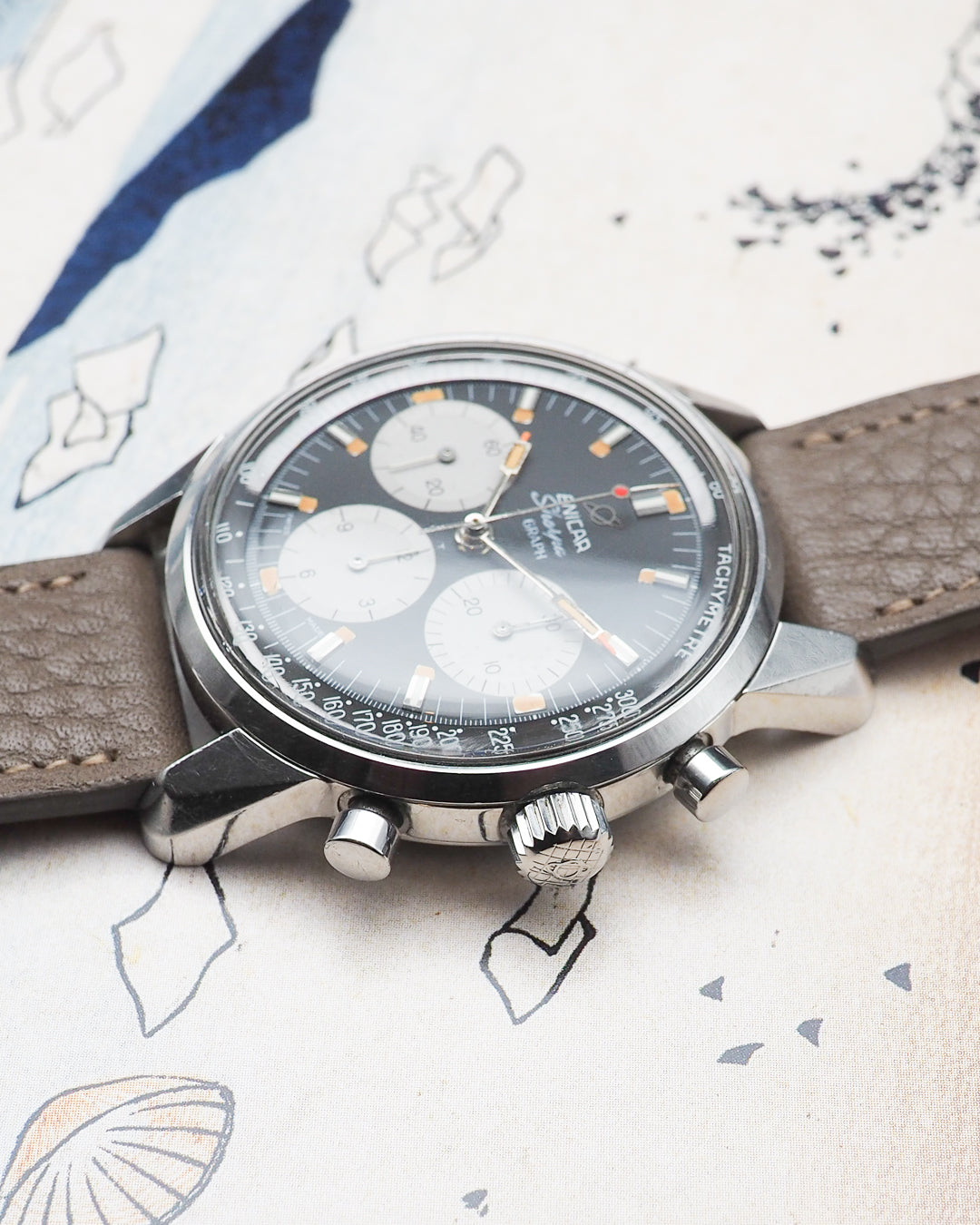 1960s Enicar Sherpa Graph mk. 3 "Jim Clark"
