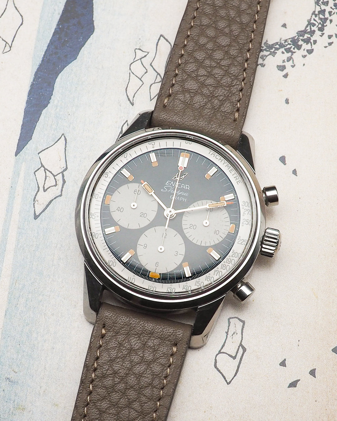 1960s Enicar Sherpa Graph mk. 3 "Jim Clark"