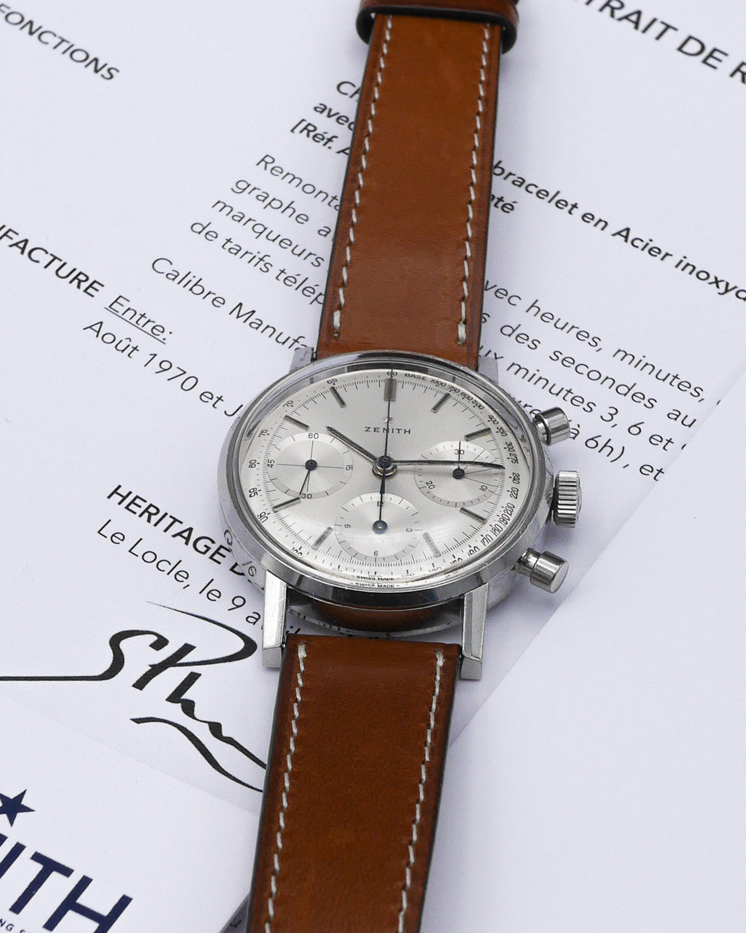 1970 Zenith A273 chronograph - Zenith service