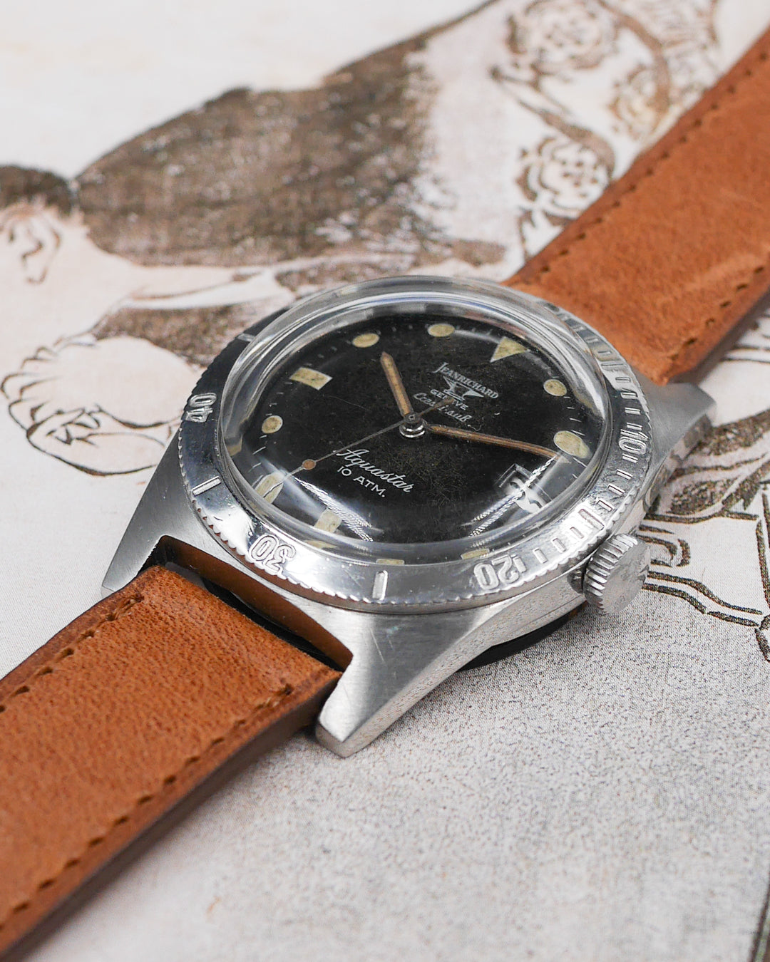 1960s Jean Richard Aquastar 1701 "Cressi Sub"