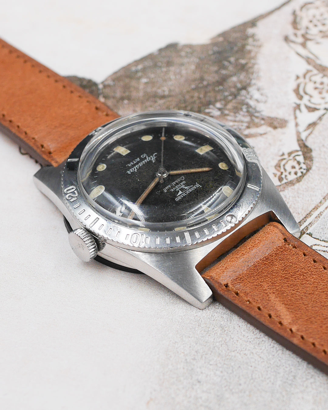 1960s Jean Richard Aquastar 1701 "Cressi Sub"