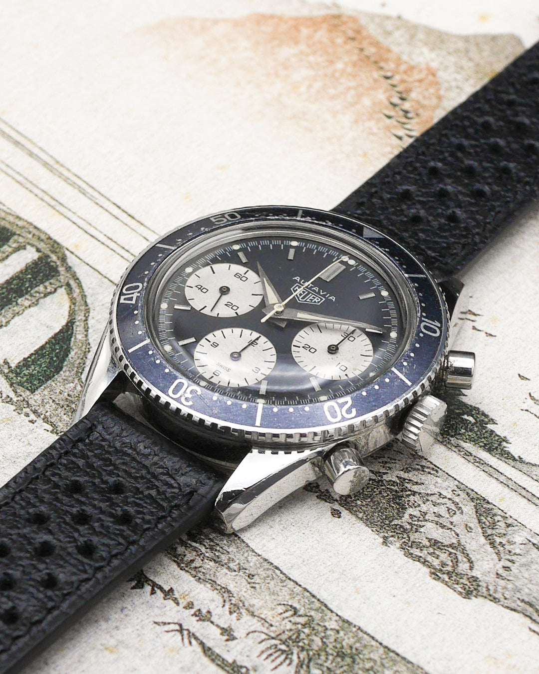1960s Heuer Autavia ref. 2446 second execution