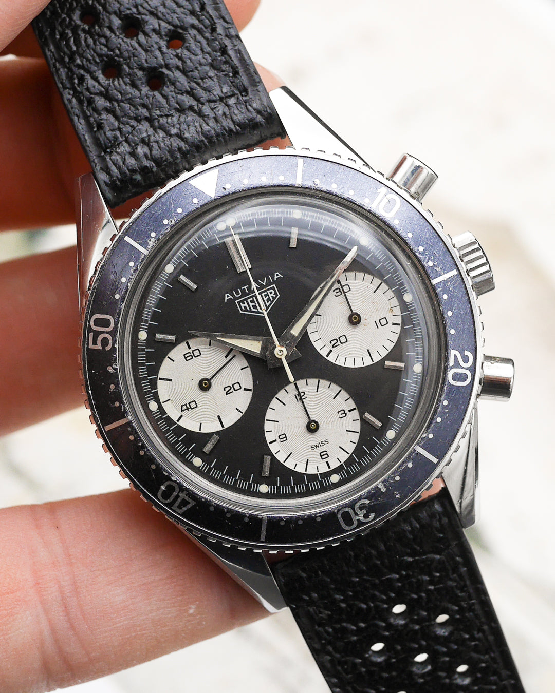 1960s Heuer Autavia ref. 2446 second execution
