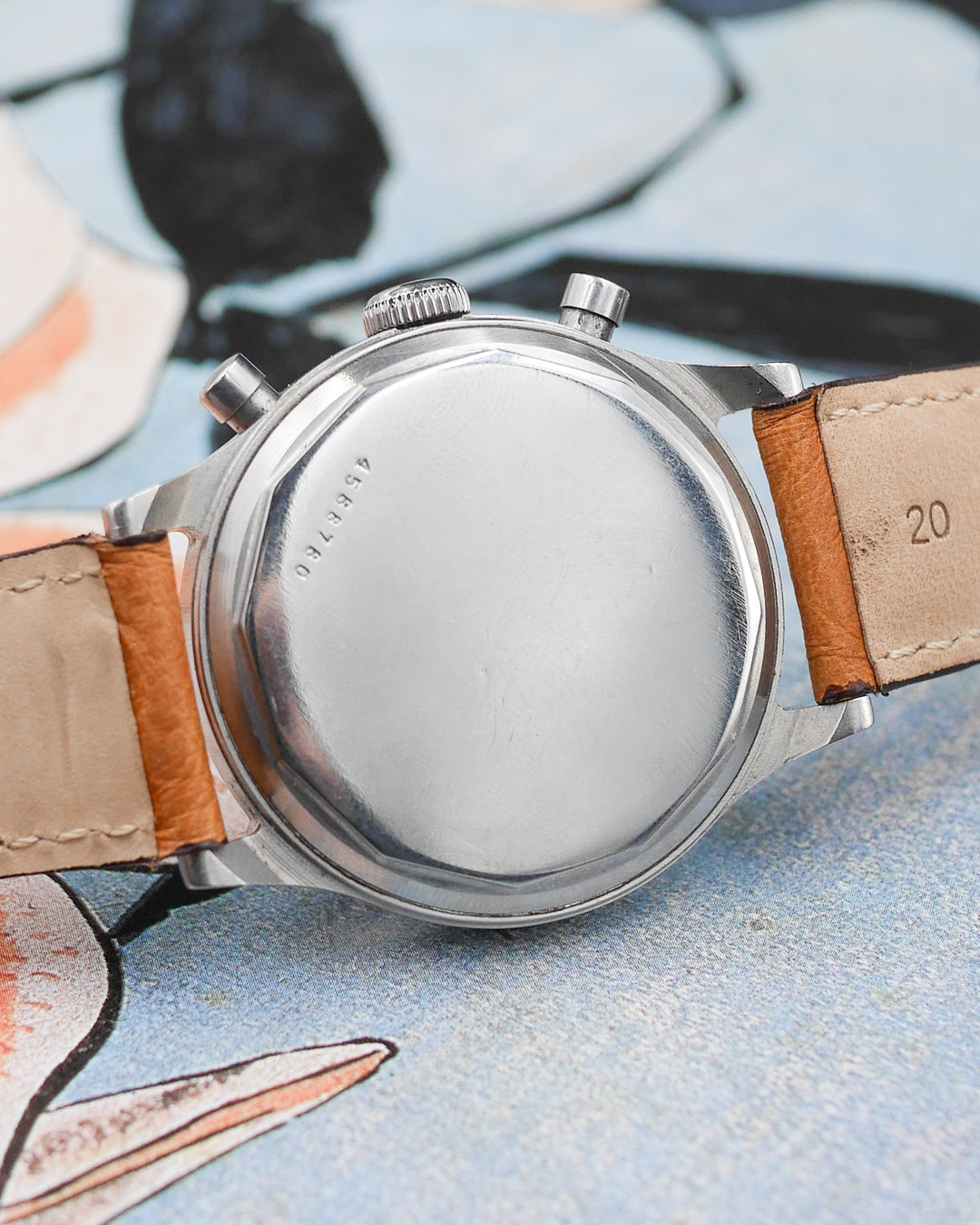 1940s Doxa Spillman Valjoux 22 chronograph