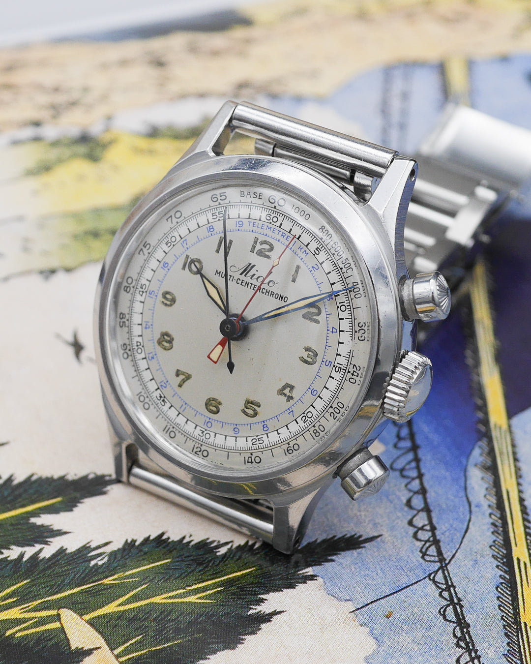 1940s Mido Multi-Centerchrono Taubert/FB Case