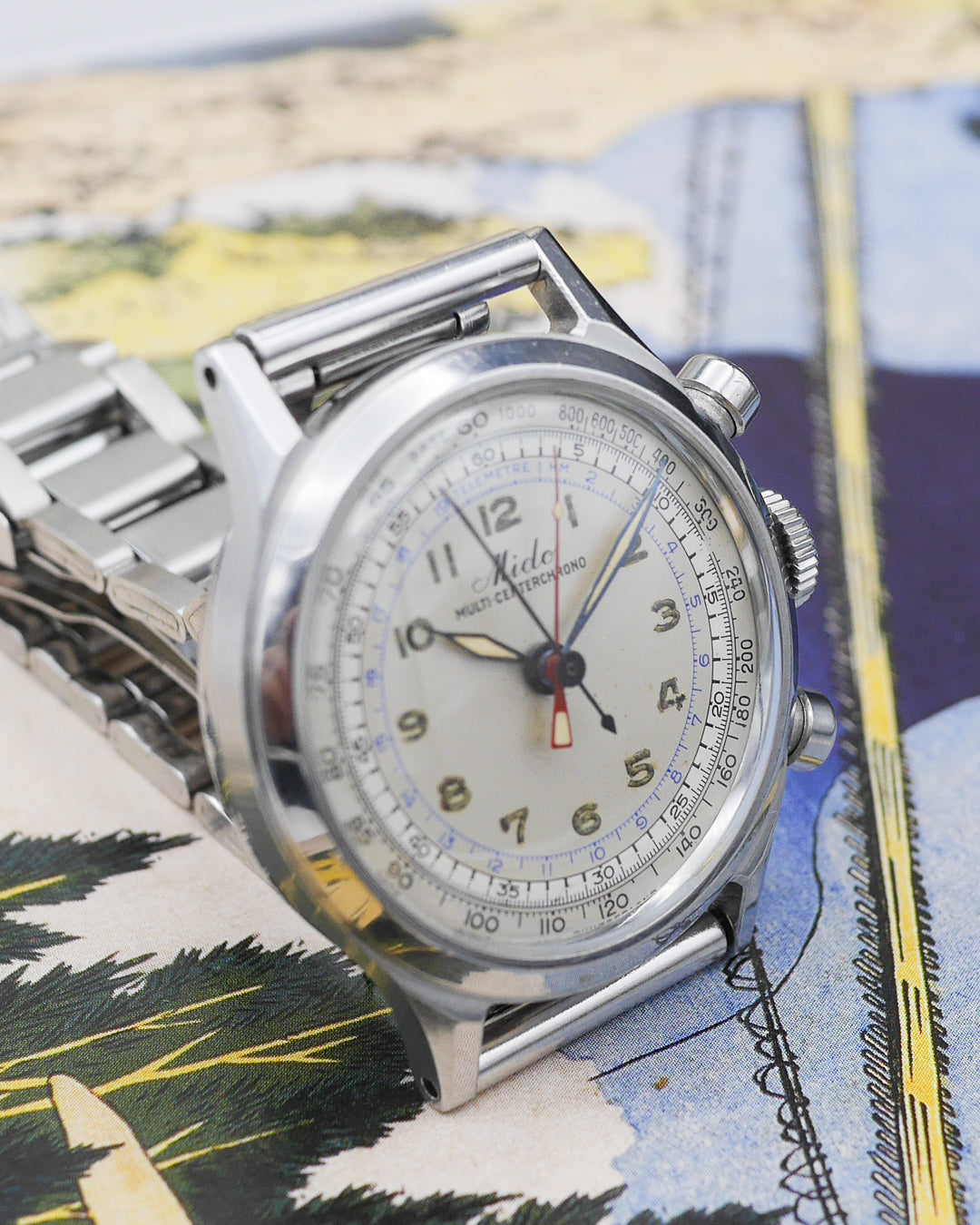 1940s Mido Multi-Centerchrono Taubert/FB Case
