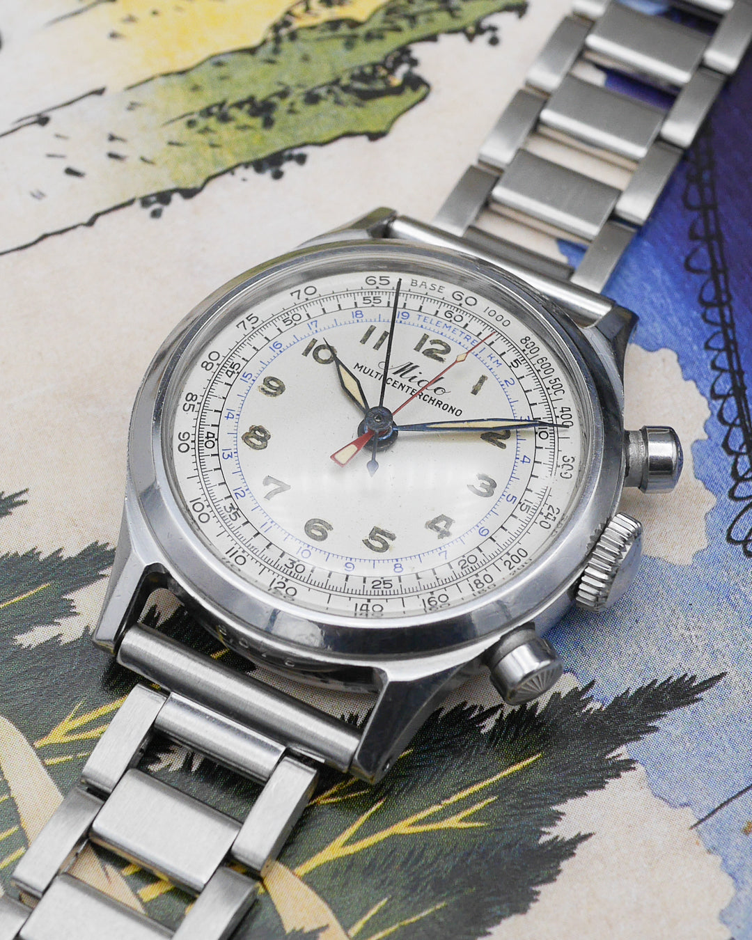 1940s Mido Multi-Centerchrono Taubert/FB Case