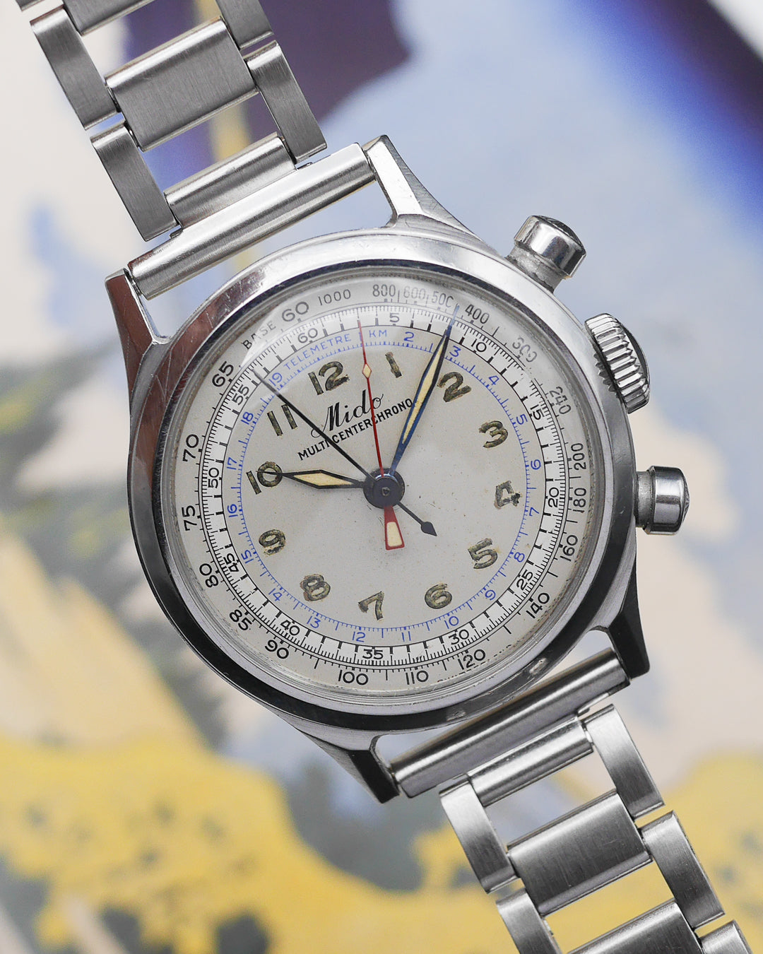 1940s Mido Multi-Centerchrono Taubert/FB Case