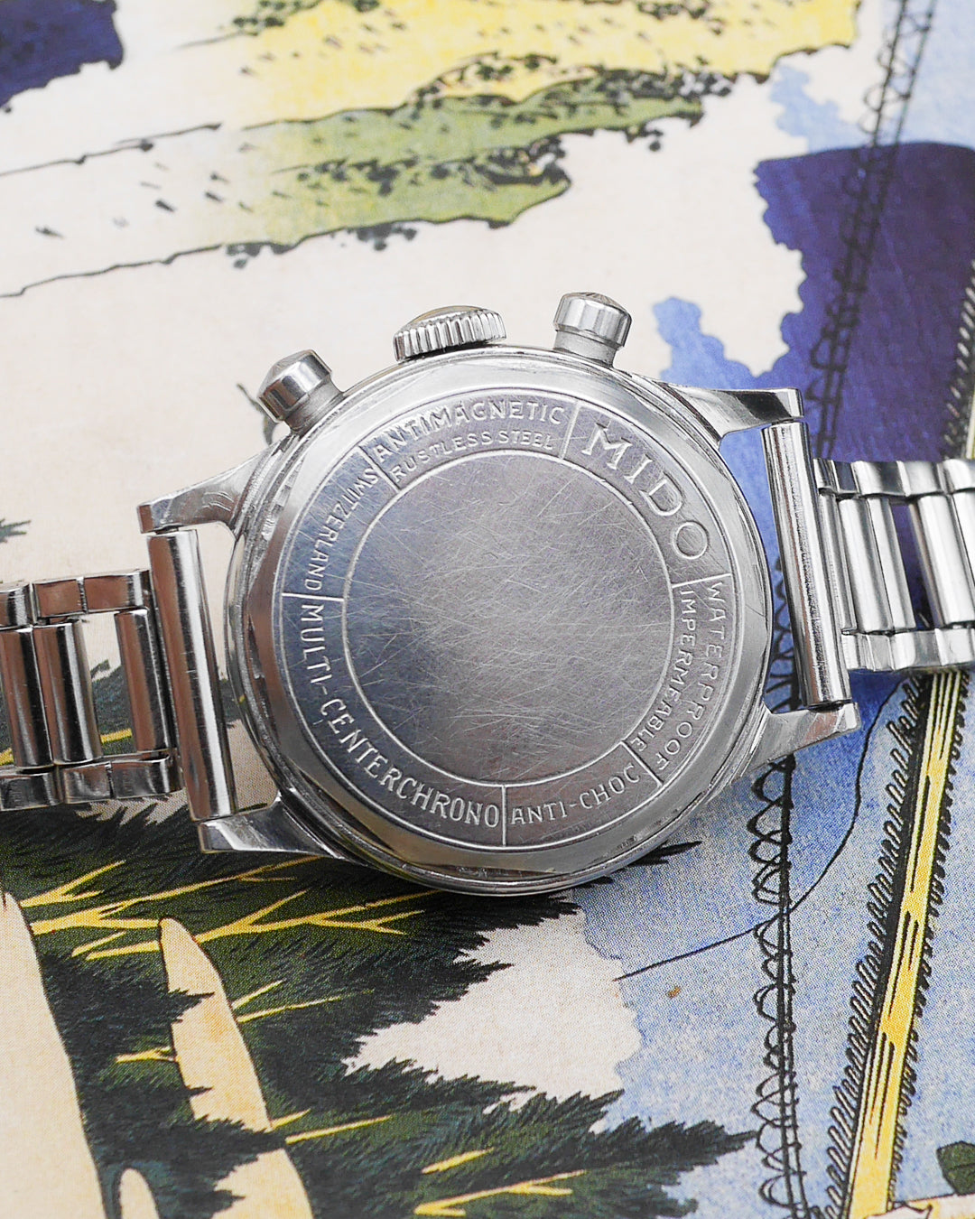 1940s Mido Multi-Centerchrono Taubert/FB Case