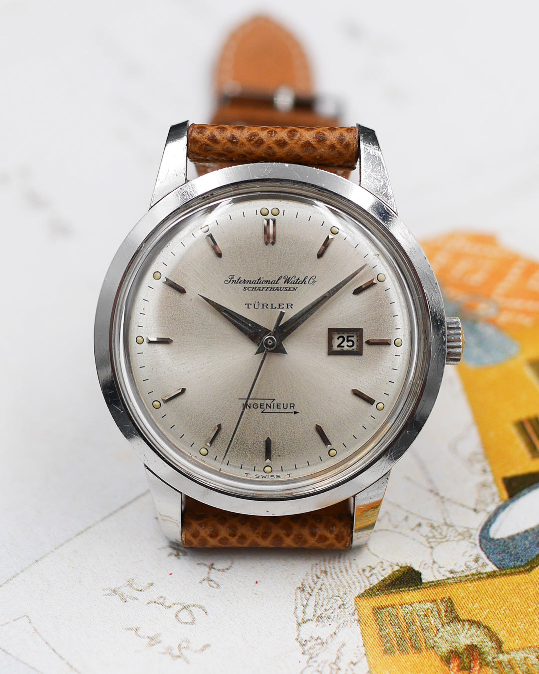 1960s IWC Schaffhausen Ingenieur 666 AD "T?rler" signed