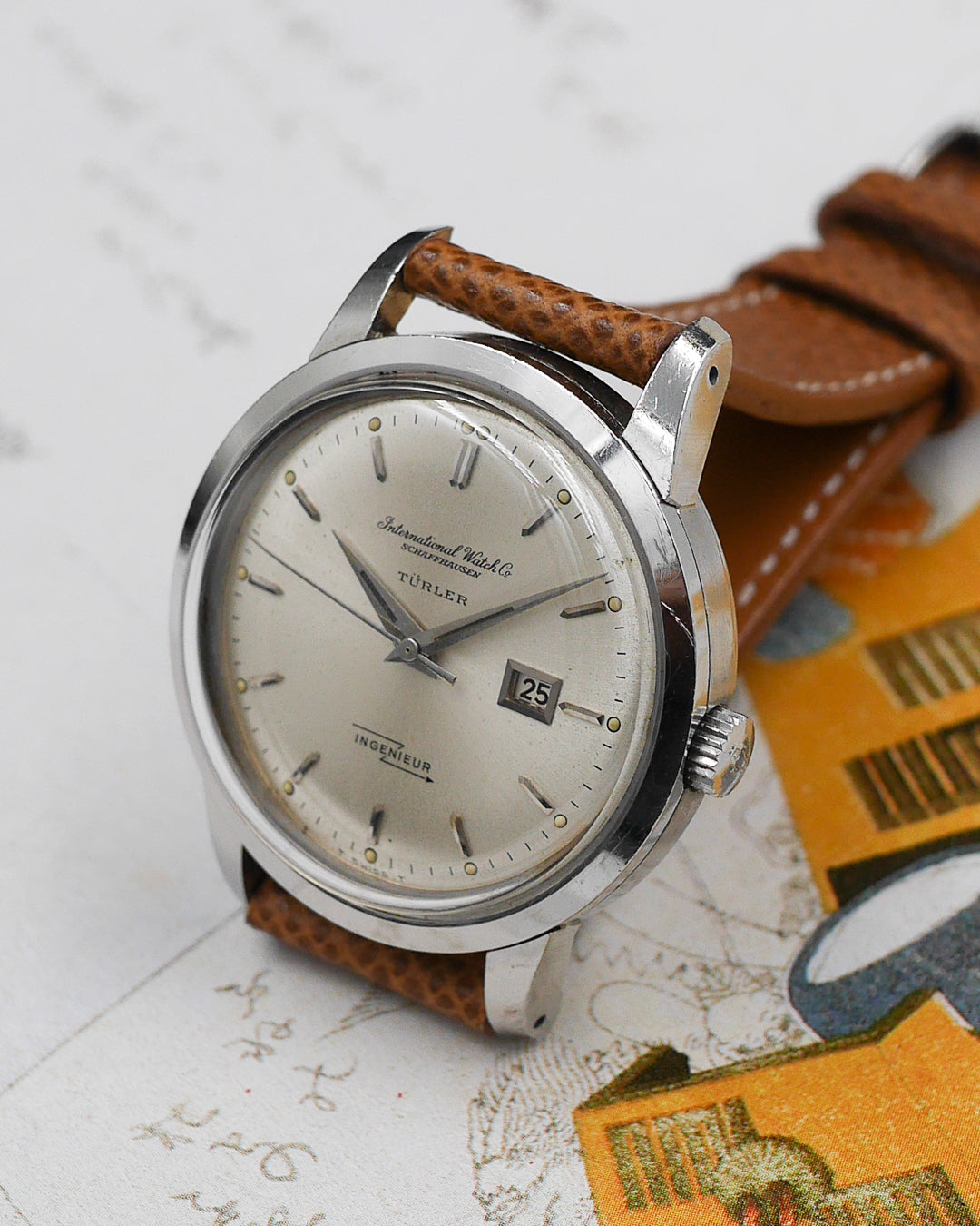 1960s IWC Schaffhausen Ingenieur 666 AD "T?rler" signed