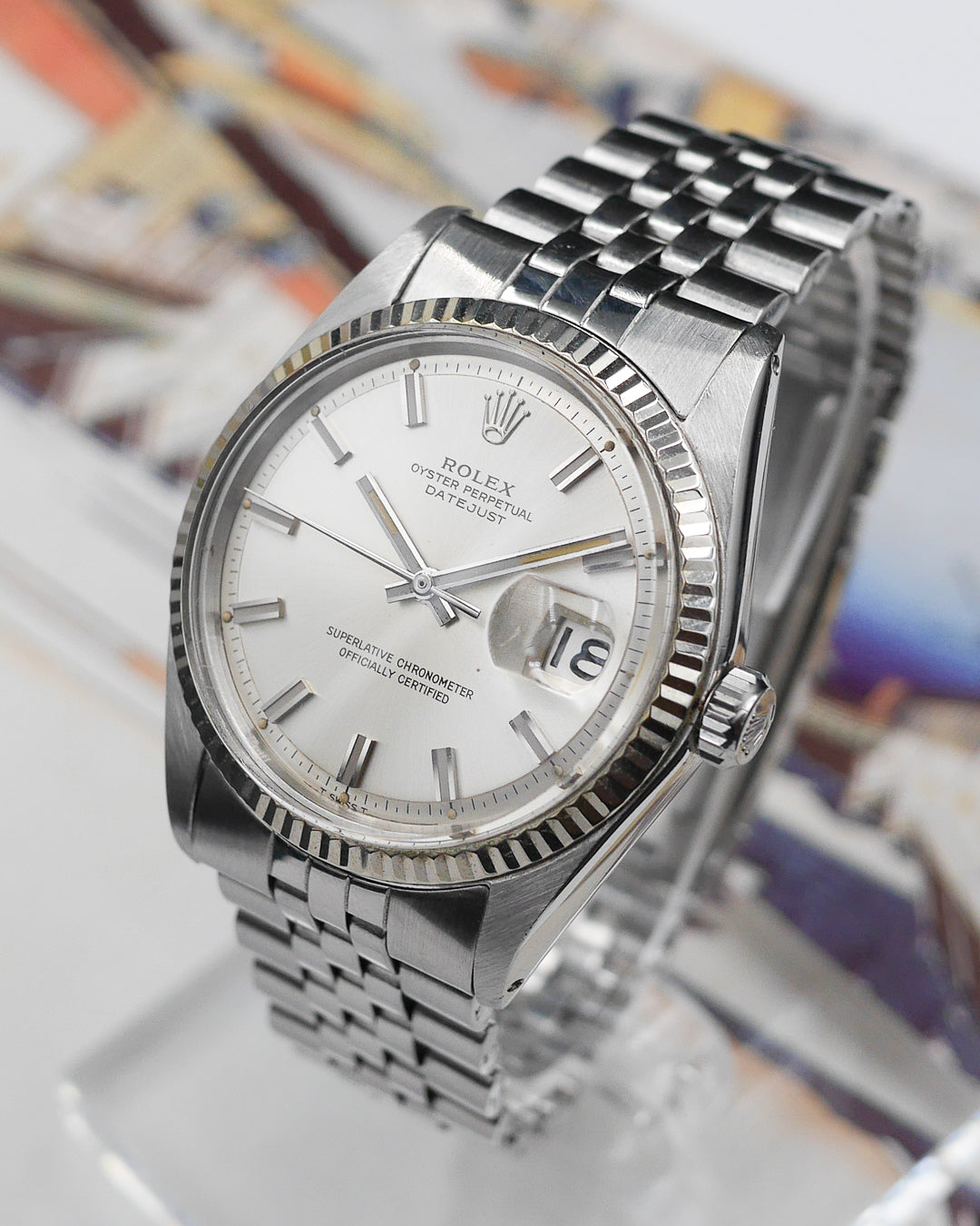 Rolex Oyster Perpetual Datejust 1601 Wide Boy de 1970