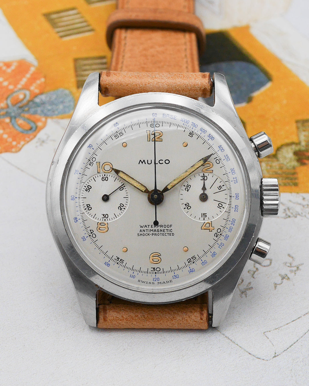 1940s Mulco Spillman case with rare luminous dial