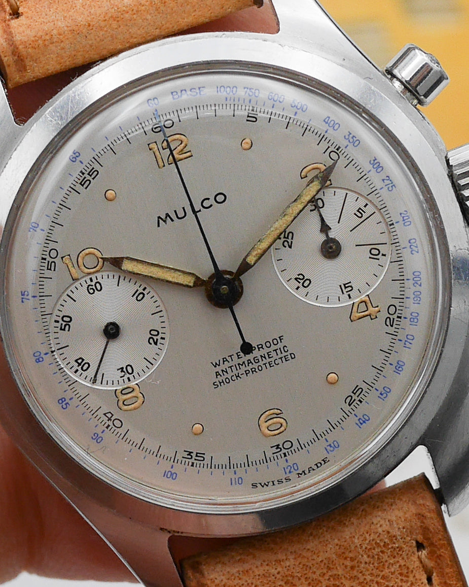 1940s Mulco Spillman case with rare luminous dial