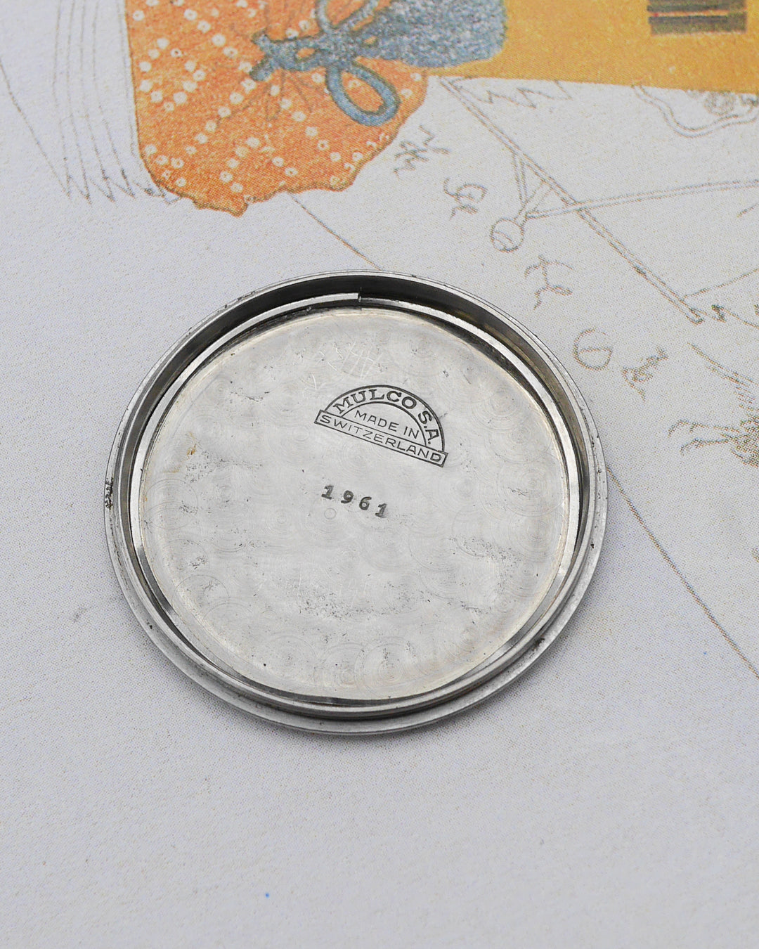 1940s Mulco Spillman case with rare luminous dial