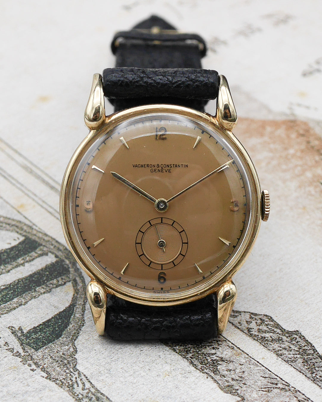 1940s Vacheron Constantin "Cornes de Vache" with B&P