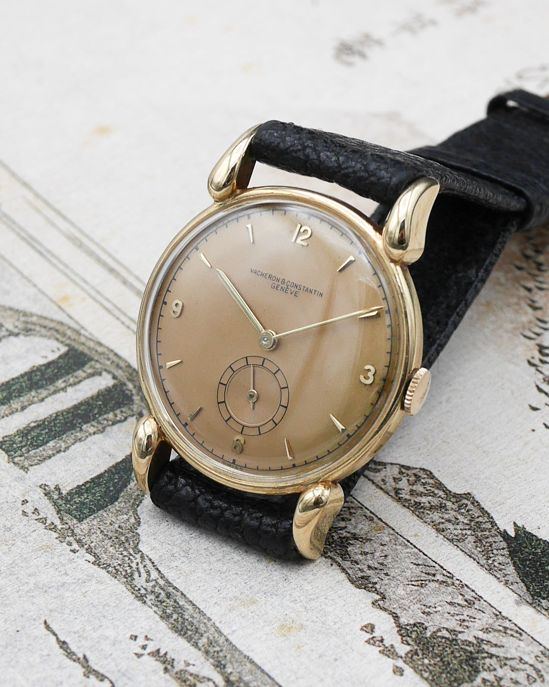 1940s Vacheron Constantin "Cornes de Vache" with B&P