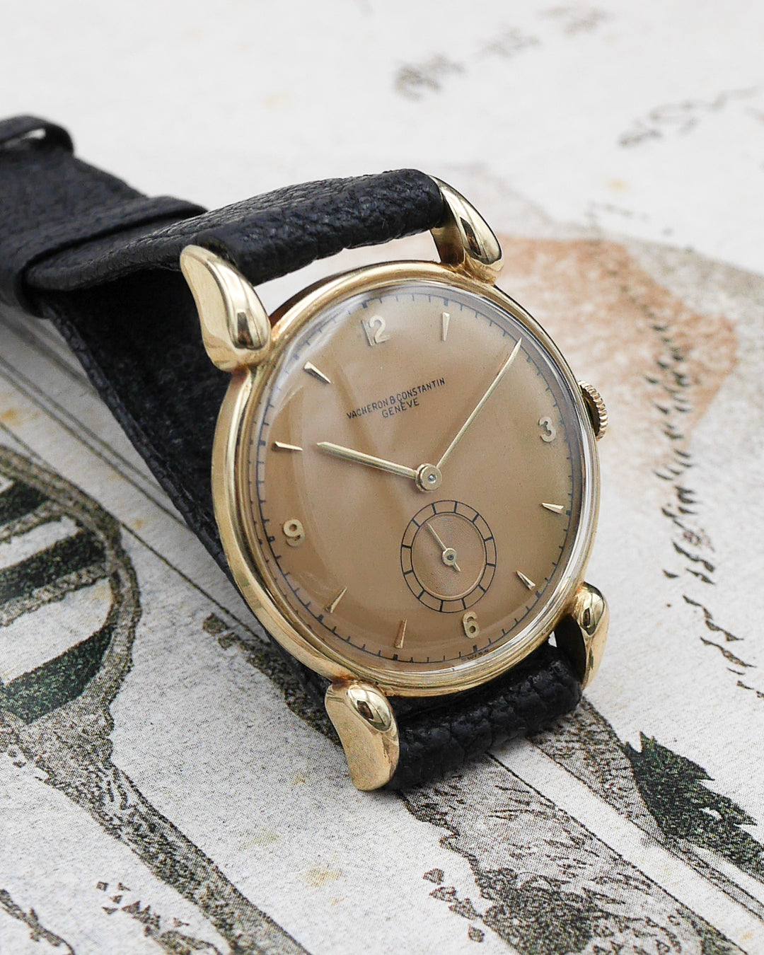 1940s Vacheron Constantin "Cornes de Vache" with B&P