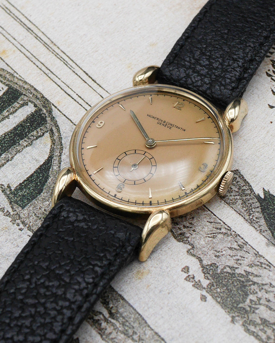 1940s Vacheron Constantin "Cornes de Vache" with B&P