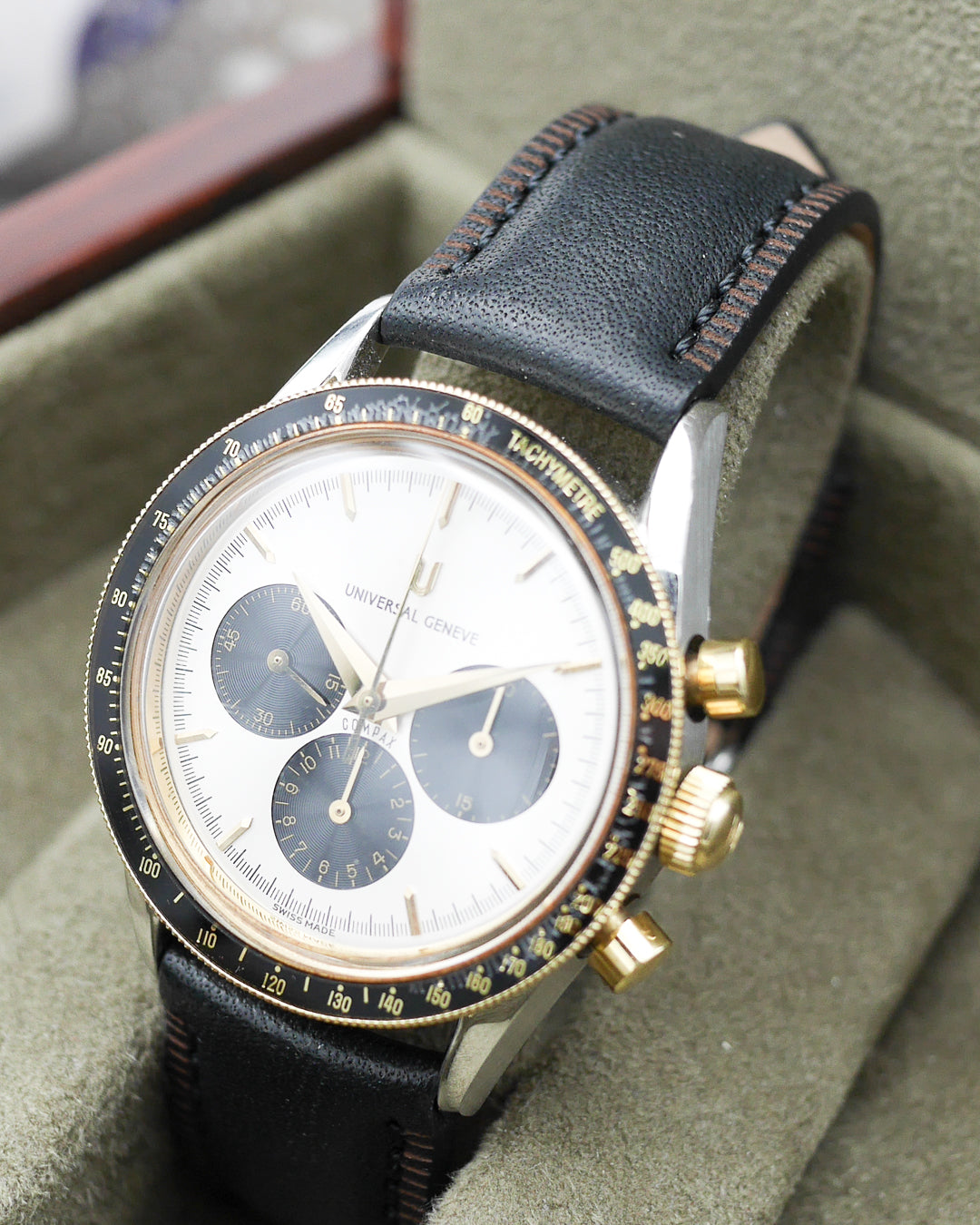 Universal Geneve Compax "Baby Nina" two tone - Full Set